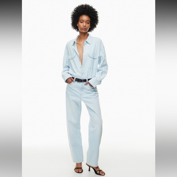 Aritzia Denim - The '90s Marlo Hi-Rise Baggy Jean - Baby Baby Bleu